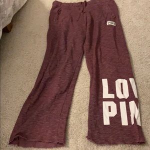 Pink boyfriend pants